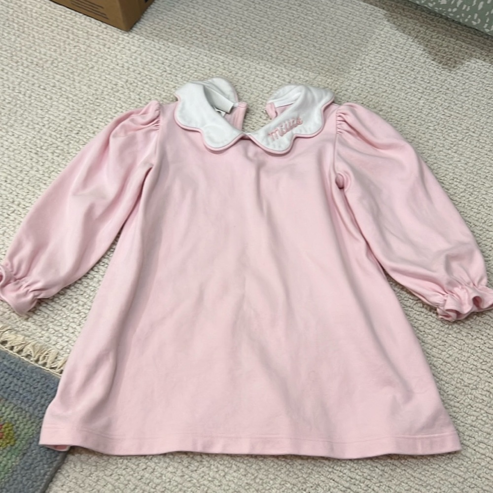 Zuccini Pink Cotton Dress Millie